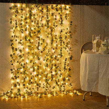 10-Foot Fairy Light with 6-Foot Artificial Ivy Garland – Romantic Indoor & Outdoor Decoration for Room, Balcony, Weddings, and Parties Bazm-e-Decor