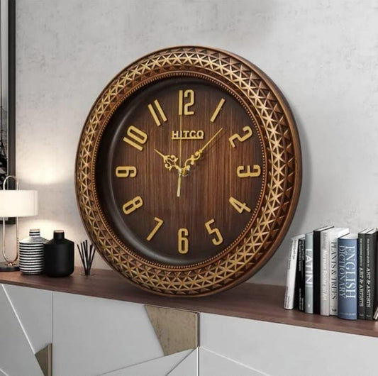 Silent Non-Ticking Wall Clock - Modern Home Decor, Easy-to-Read, Battery Operated Hanging Clock Bazm-e-Decor