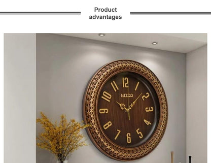 Silent Non-Ticking Wall Clock - Modern Home Decor, Easy-to-Read, Battery Operated Hanging Clock Bazm-e-Decor