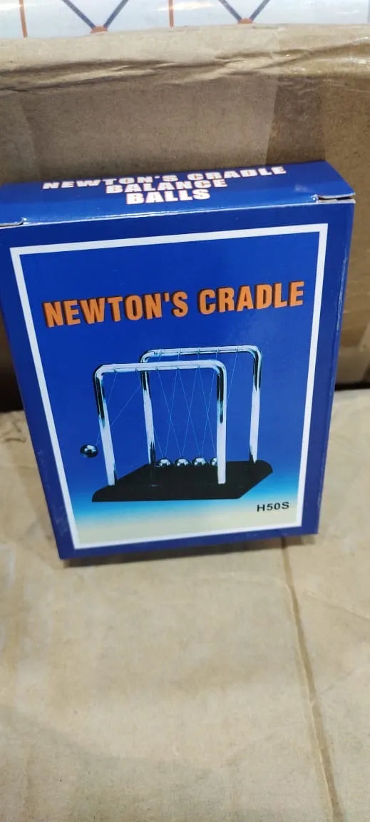 Perpetual Motion Newton's Cradle Desk Toy with 7 Balls – Stress Relief & Educational Physics Gadget Bazm-e-Decor