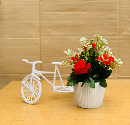 Elegant Floral Bicycle Decoration with Artificial Flowers – Home & Wedding Décor, Gift Idea Bazm-e-Decor