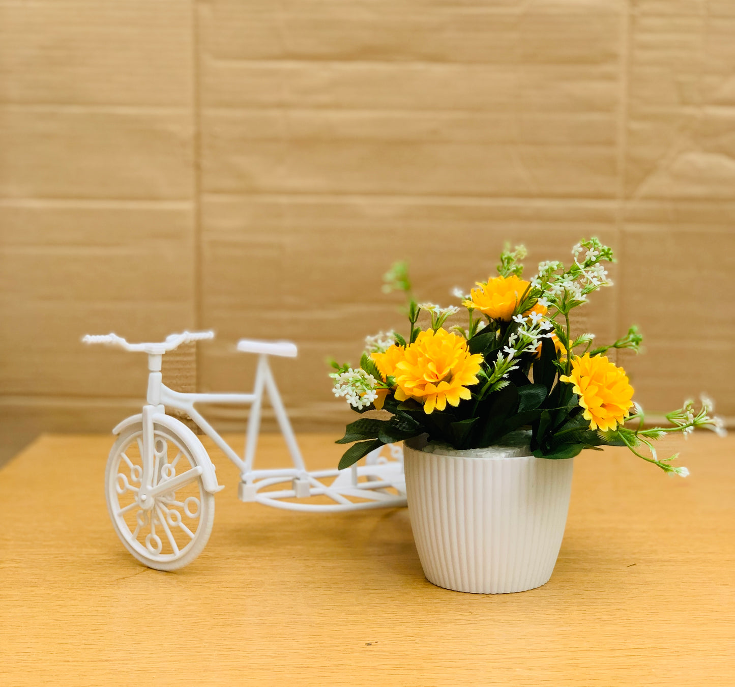 Elegant Floral Bicycle Decoration with Artificial Flowers – Home & Wedding Décor, Gift Idea Bazm-e-Decor