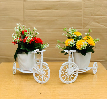 Elegant Floral Bicycle Decoration with Artificial Flowers – Home & Wedding Décor, Gift Idea Bazm-e-Decor