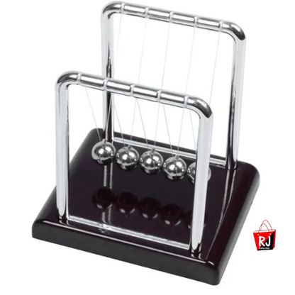 Perpetual Motion Newton's Cradle Desk Toy with 7 Balls – Stress Relief & Educational Physics Gadget Bazm-e-Decor