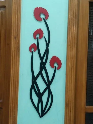 3D Vase Wooden Wall Art – Unique Home Decoration Piece for Living Room, Bedroom & Walls Bazm-e-Decor