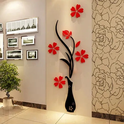 3D Vase Wooden Wall Art – Unique Home Decoration Piece for Living Room, Bedroom & Walls Bazm-e-Decor