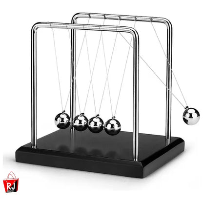 Perpetual Motion Newton's Cradle Desk Toy with 7 Balls – Stress Relief & Educational Physics Gadget Bazm-e-Decor