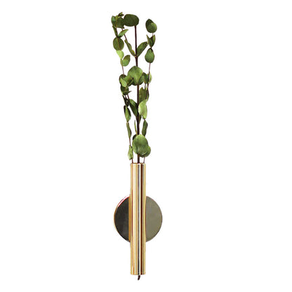 Wall-Mounted Flower Vase - Minimalist Iron Décor for Home & Office Bazm-e-Decor